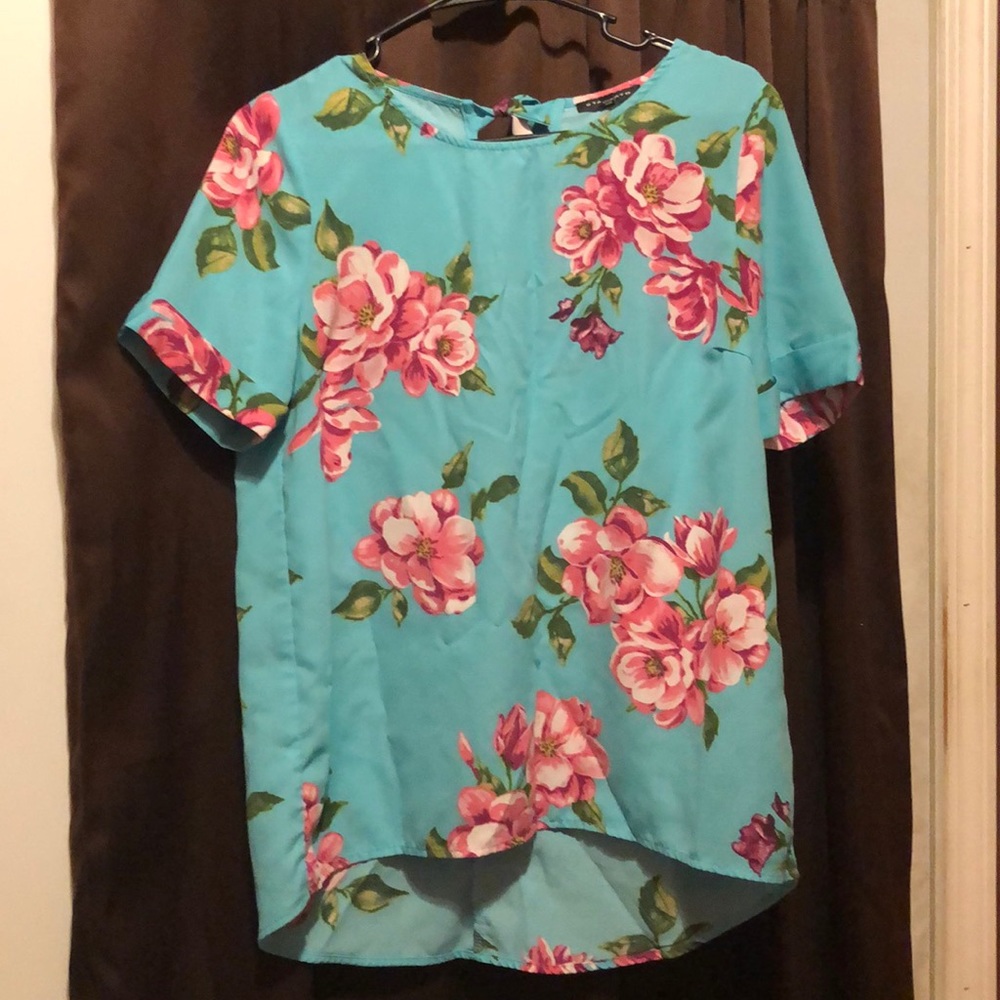 Teal dress shirt